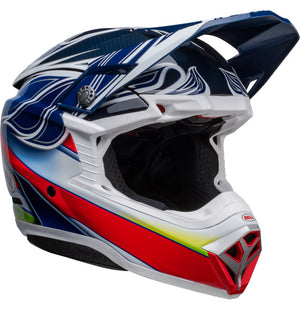 Bell Moto-10 MX Helmet - Spherical Tomac 23 Blue/White