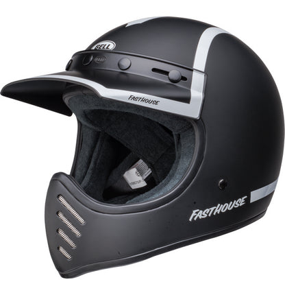 Bell Moto-3 Adult MX Helmet - Fasthouse Old Road Black/White