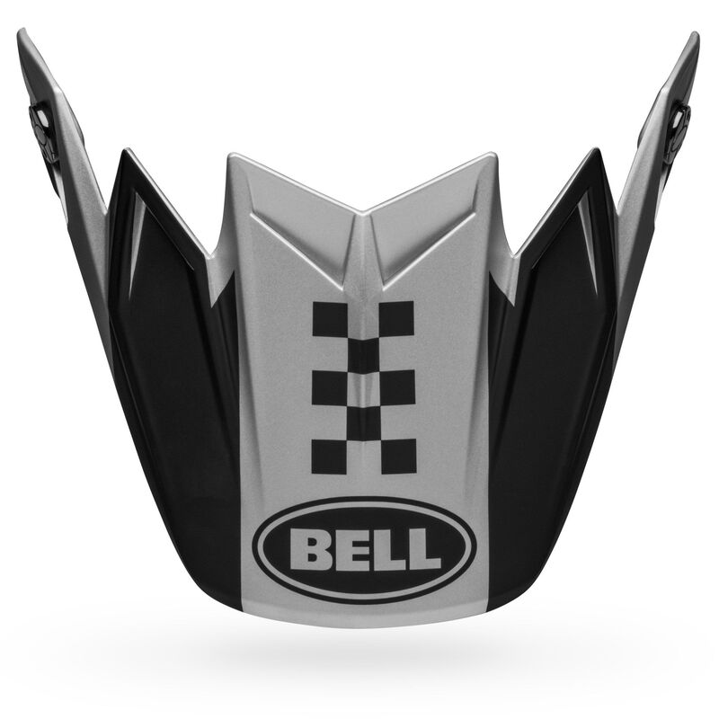 Bell MOTO-9 Flex Peak - Breakaway Matt Silver/Black