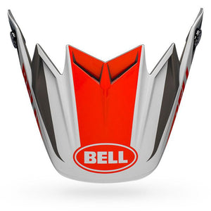 Bell MOTO-9 Flex Peak - Division White/Orange Sand