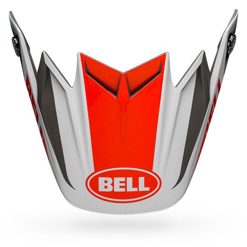 Bell MOTO-9 Flex Peak - Division White/Orange Sand
