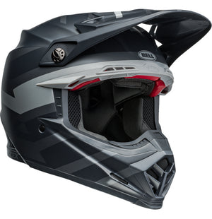 Bell Moto-9S Flex Helmet - Banshee Satin Black/Silver