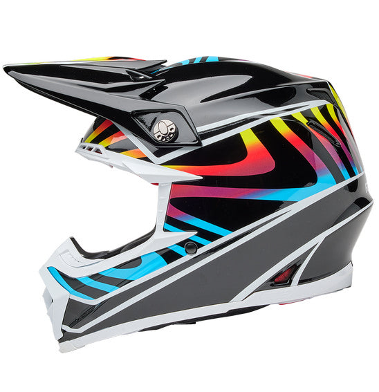 Bell Moto-9S Flex Adult MX Helmet - Drift Gloss Black / Multi