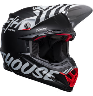 Bell Moto-9S Flex Helmet - Fasthouse Flex Crew Matt Black/White