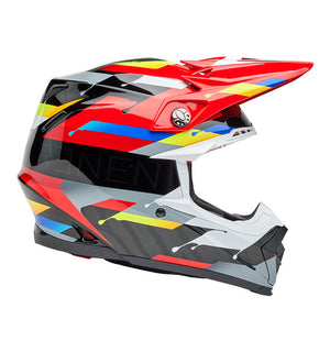Bell Moto-9S Flex Adult MX Helmet - Renen Nova Gloss Black / Red