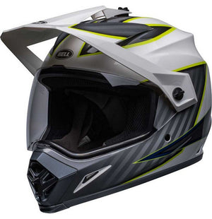 Bell MX-9 Adventure MIPS Helmet - Dalton White/Hi Viz Yellow