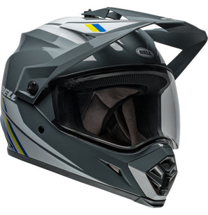 Bell MX-9 Adventure MIPS Helmet - Alpine Gloss Grey/Blue