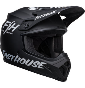 Bell MX-9 MIPS Adult MX Helmet - Fasthouse Prospect Matt Black/White