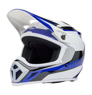 Bell MX-9 MIPS Adult MX Helmet - Rift Blue / White