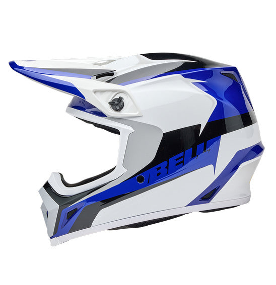 Bell MX-9 MIPS Adult MX Helmet - Rift Blue / White