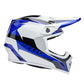 Bell MX-9 MIPS Adult MX Helmet - Rift Blue / White