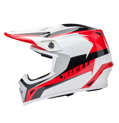 Bell MX-9 MIPS Adult MX Helmet - Rift Red / White