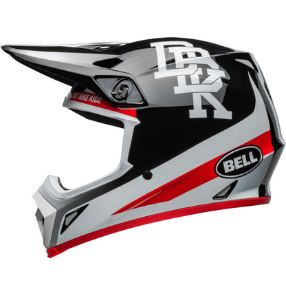 Bell MX-9 MIPS Adult MX Helmet - Twitch DBK Gloss Black / White