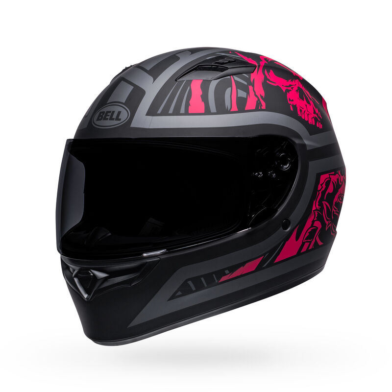 Bell Qualifier Helmet - Rebel Matt Black/Pink