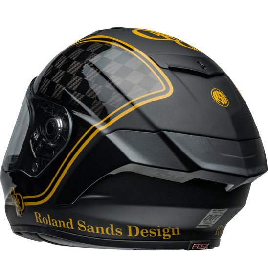 Bell Race Star DLX Flex Helmet - RSD Player Matt/Gloss Black/Gold