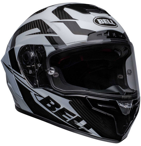 Bell Race Star DLX Flex Helmet - Labyrinth White/Black
