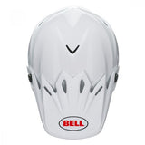 Bell Moto-9 Flex Peak - Solid Gloss White