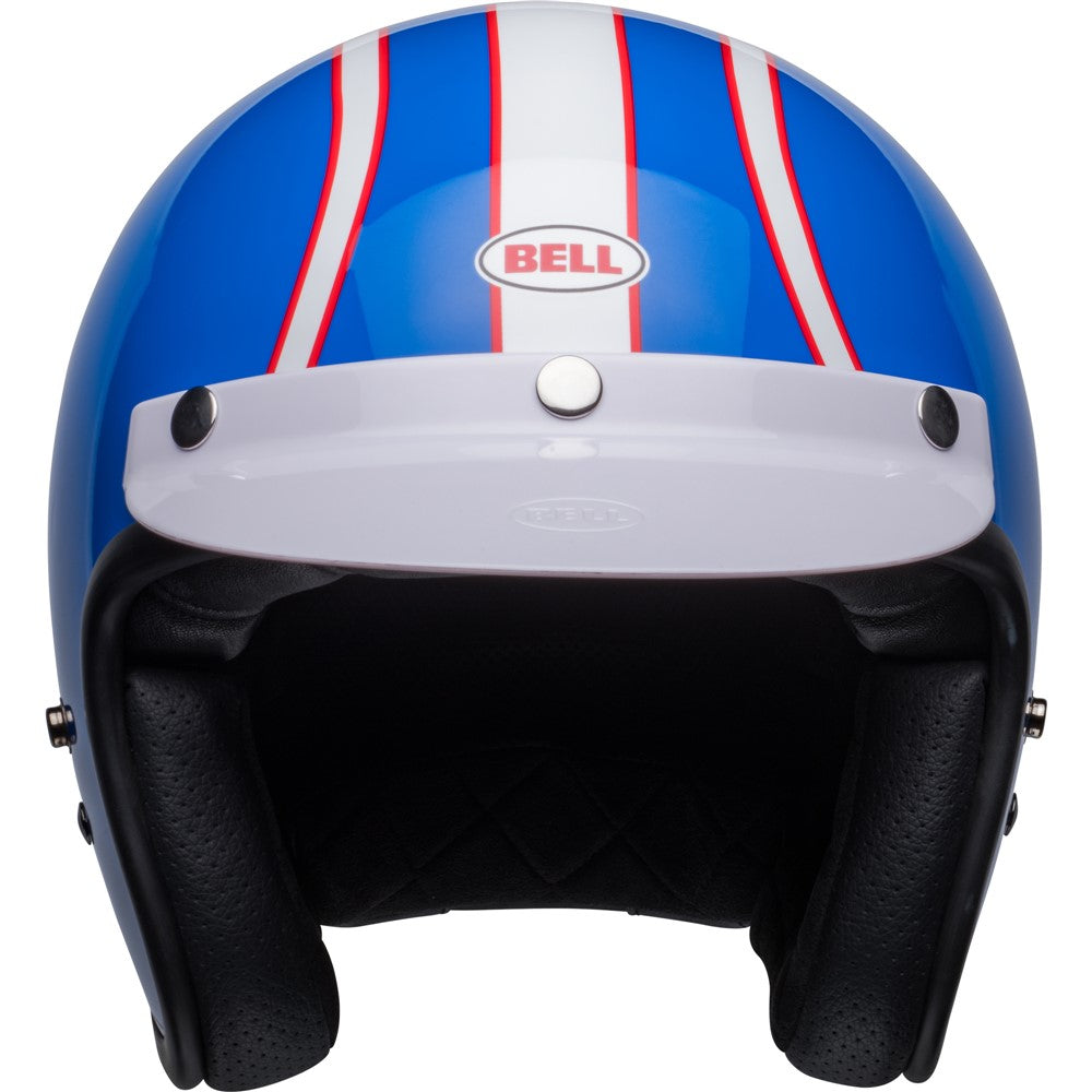 Bell Custom 500 Helmet - Six Day McQueen Blue/White