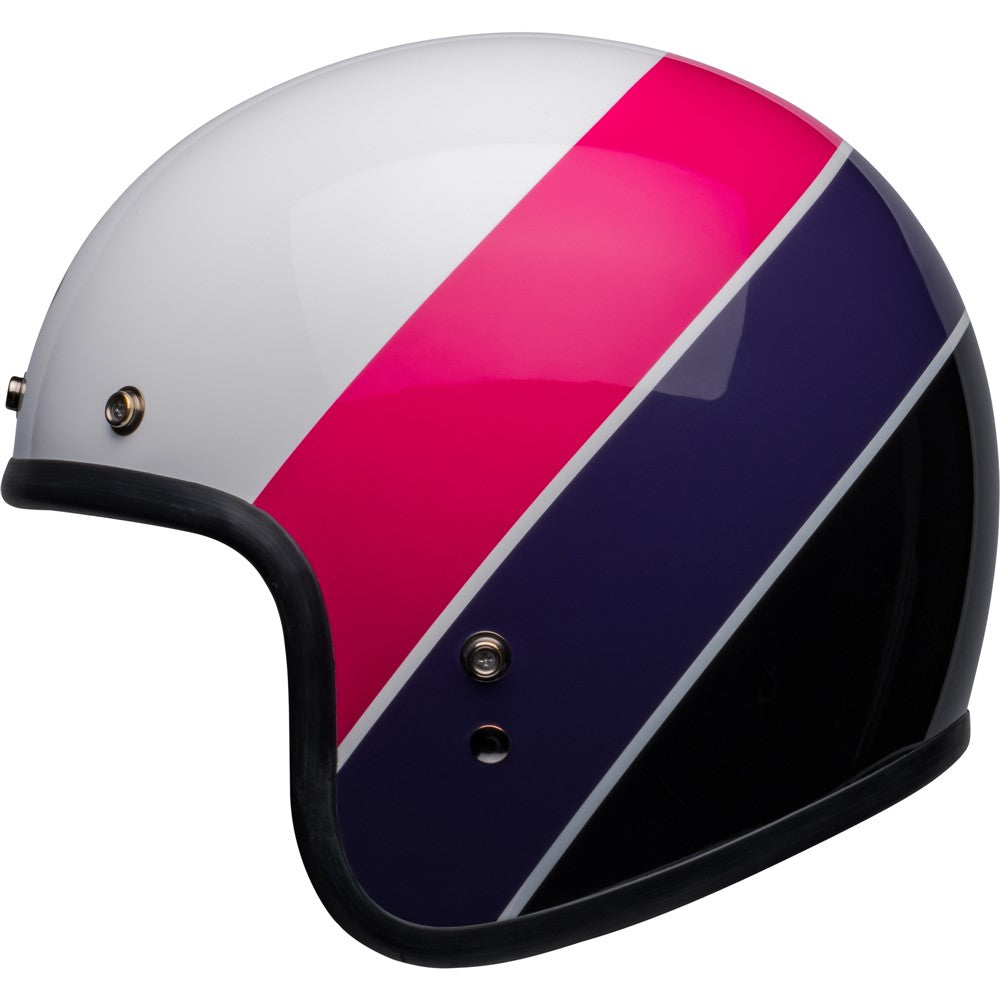 Bell Custom 500 Helmet - Riff Gloss Pink/Purple