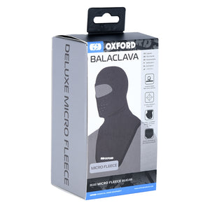 Oxford Micro Fleece Deluxe Balaclava - Black