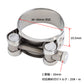 DRC 36-39mm Stainless Pipe Clamp