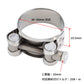 DRC 36-39mm Stainless Pipe Clamp