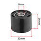 DRC 32mm Motorcycle Chain Roller - Black