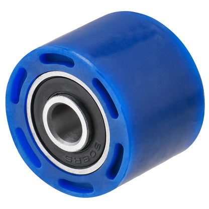 DRC 32mm Motorcycle Chain Roller - Blue