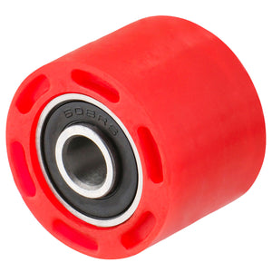 DRC 32mm Motorcycle Chain Roller - Red