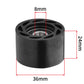 DRC 36mm Motorcycle Chain Roller - Red