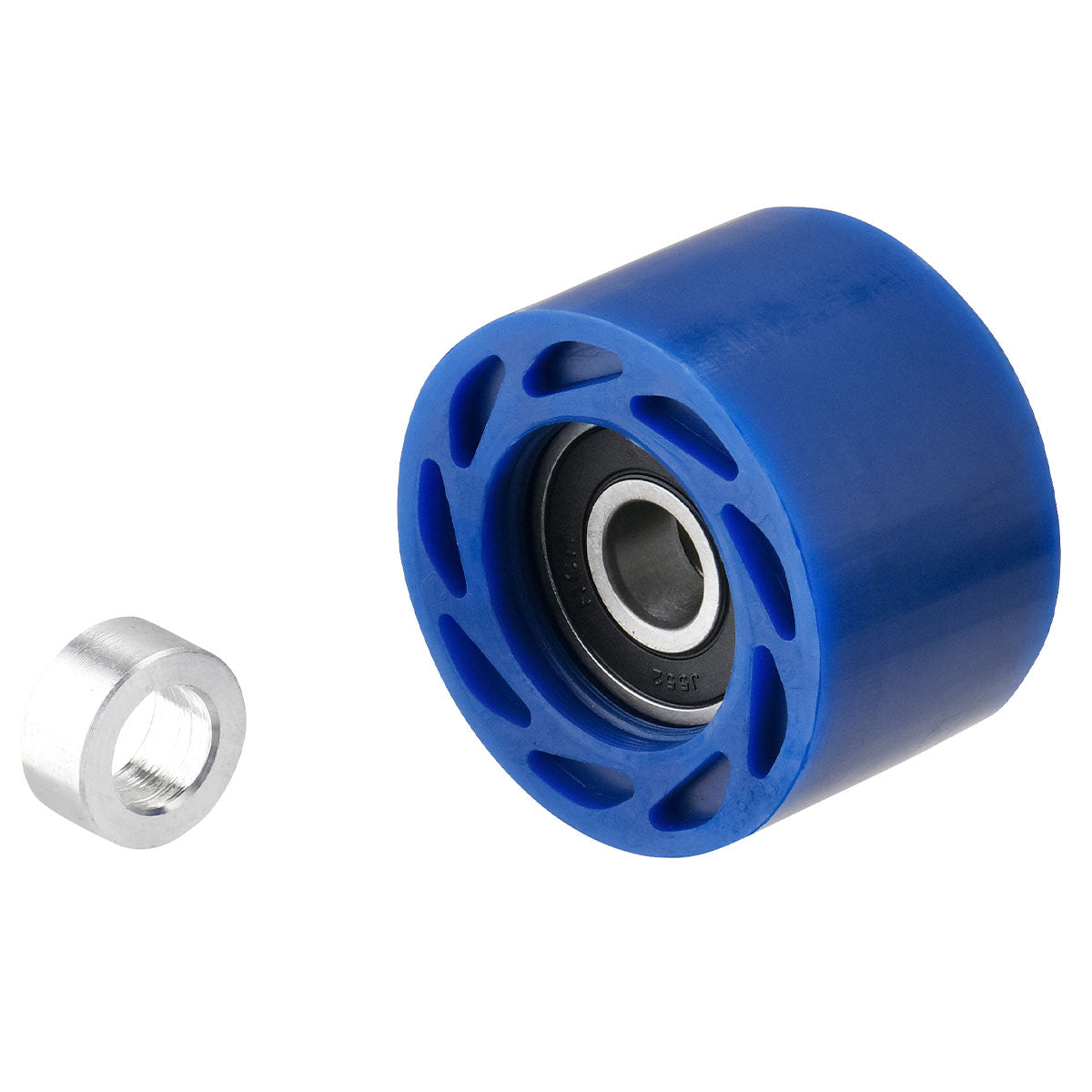 DRC 36mm Motorcycle Chain Roller - Blue