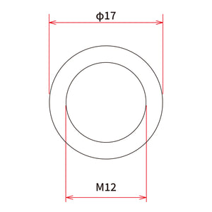 DRC M12 x 17mm Aluminum Gasket Washer - 5 Pack