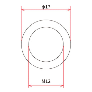 DRC M12 x 17mm Aluminum Gasket Washer - 5 Pack