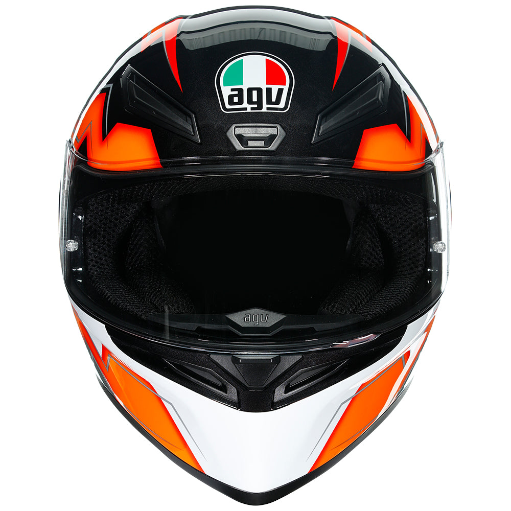 agv k1 krypton S Kripton Helmet suitable for various uses on any route AGV K1 Helmet Kripton (Black/Orange)