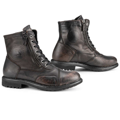 Falco EU40 - Aviator Motorcycle Boots - Black