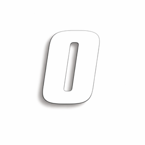 Factory Effex 4" Factory Race Numbers - White