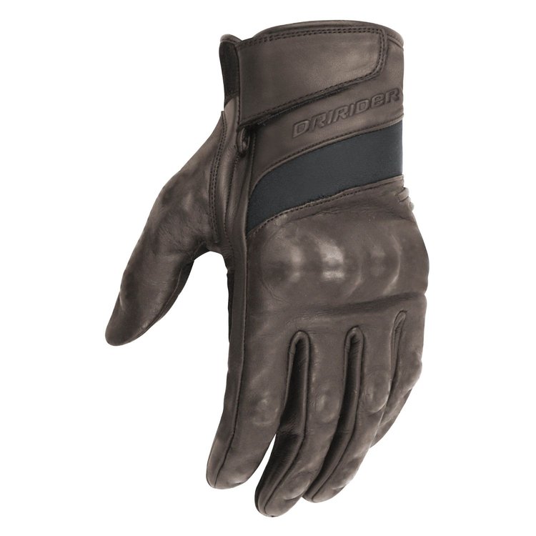 Dririder Tour Leather Gloves - Brown