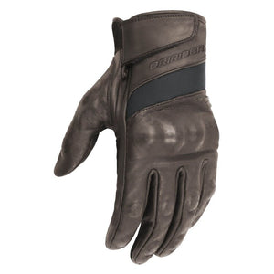 Dririder Tour Leather Gloves - Brown