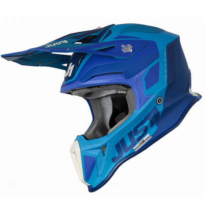 Just1 J18 Adult MIPS MX Helmet - Pulsar Matt Blue