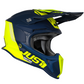 Just1 J18 Adult MIPS MX Helmet - Pulsar Matt Fluo Yellow/Blue