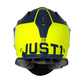 Just1 J18 Adult MIPS MX Helmet - Pulsar Matt Fluo Yellow/Blue