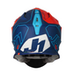 Just1 J18 Adult MIPS MX Helmet - Vertigo Matt Blue White Orange