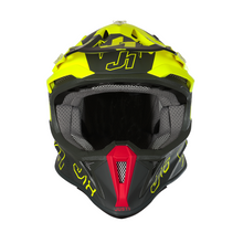 Load image into Gallery viewer, Just1 J18 Adult MIPS MX Helmet - Vertigo Matt Red/Grey/Yellow