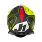 Just1 J18 Adult MIPS MX Helmet - Vertigo Matt Red/Grey/Yellow