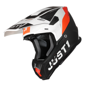 Just1 J22 Adult MX Helmet - Adrenaline Carbon Orange