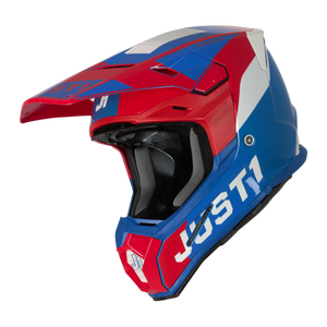 Just1 J22 Adult MX Helmet - Adrenaline Red/Blue