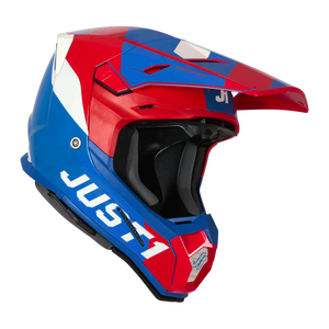 Just1 J22 Adult MX Helmet - Adrenaline Red/Blue