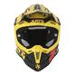 Just1 J12 Adult MX Helmet - Syncro Carbon Matt Yellow