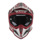 Just1 J12 Adult MX Helmet - Syncro Grey/Red