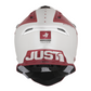 Just1 J12 Adult MX Helmet - Syncro Grey/Red